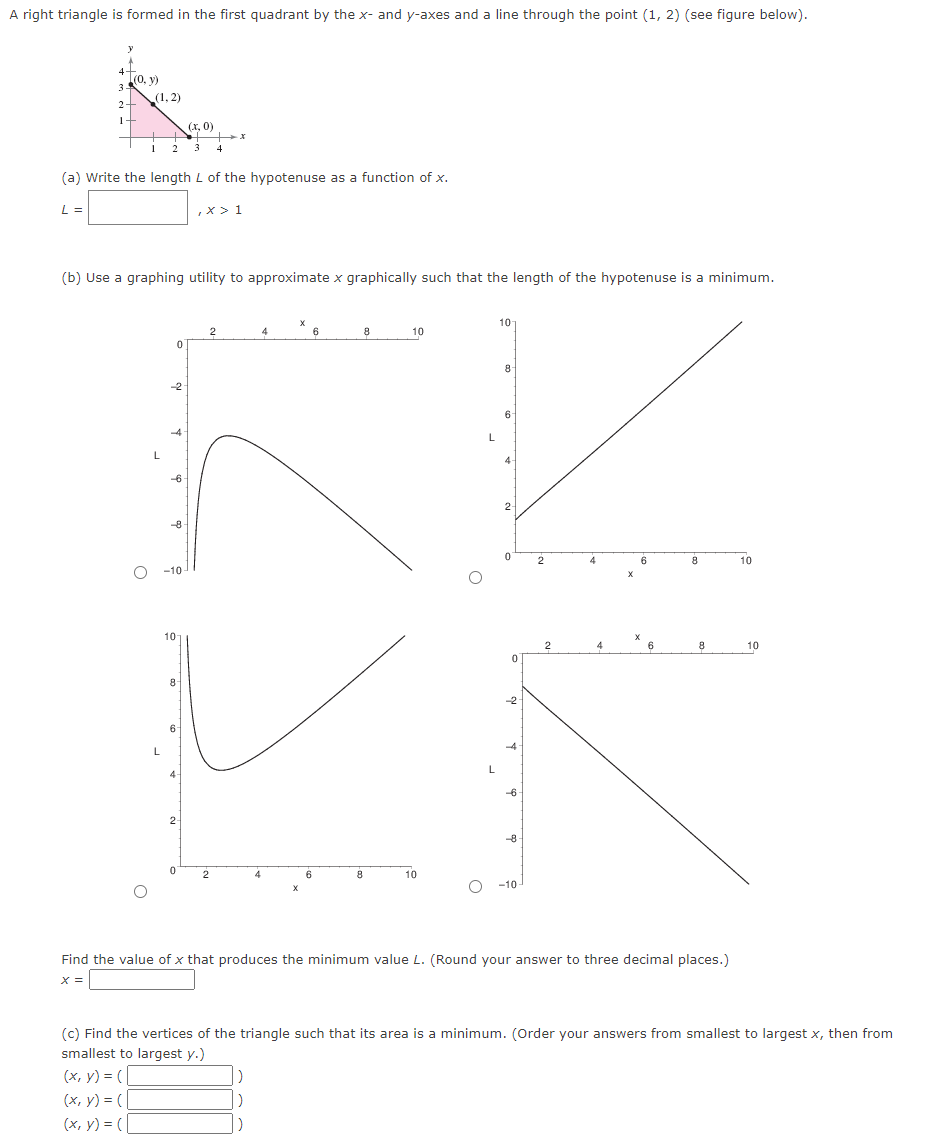 What is (a) even asking for? A right triangle is formed in