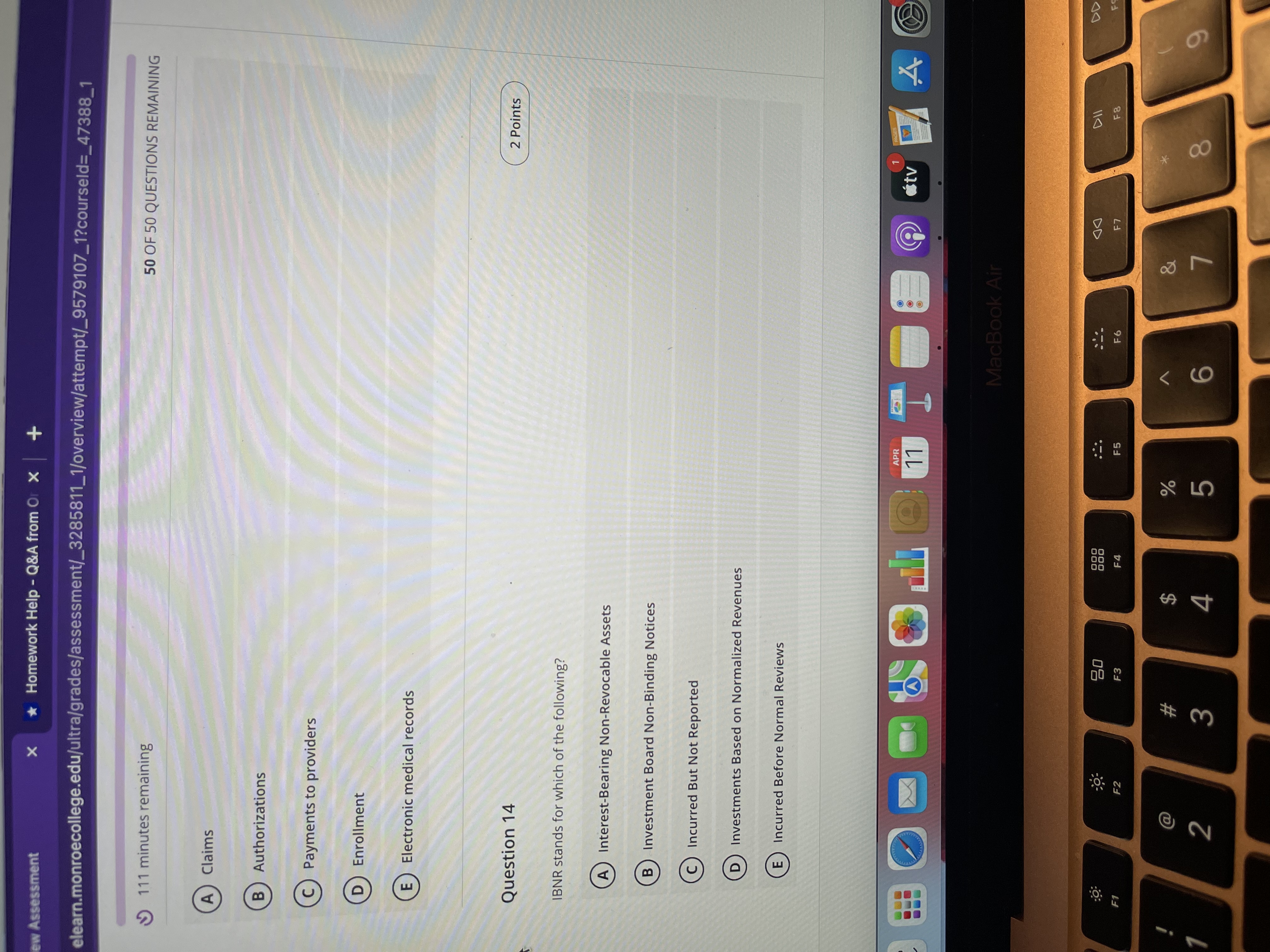 remaining 50 OF 50 QUESTIONS REMAINING Question 48 2 Points Utilization management