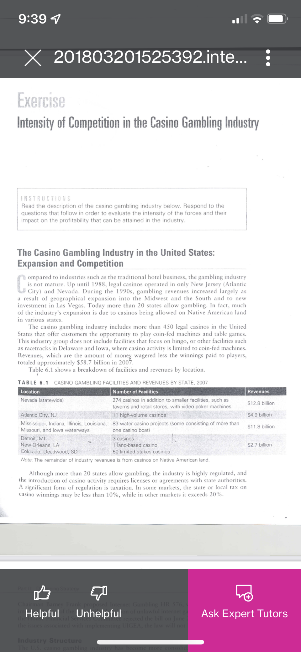 as the group of competitors that produce similar products or services that