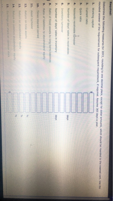 earnings, December 31 $2,186,475 Marshall Inc. Comparative Income Statement For the Years