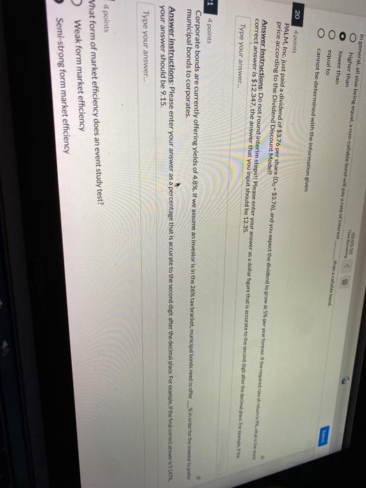  20000 02:05 50 In general, all else being equal, a non-callable