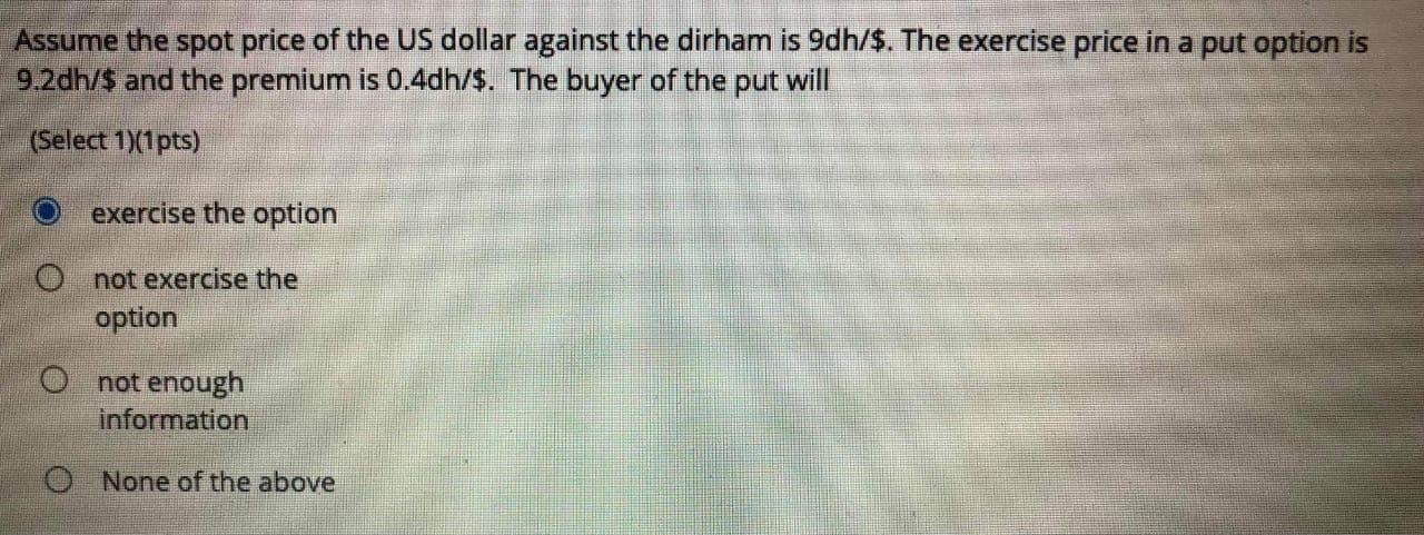What is the answer to this question please ? Assume the