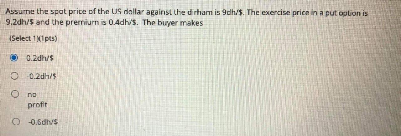 What is the answer to this question please ? Assume the