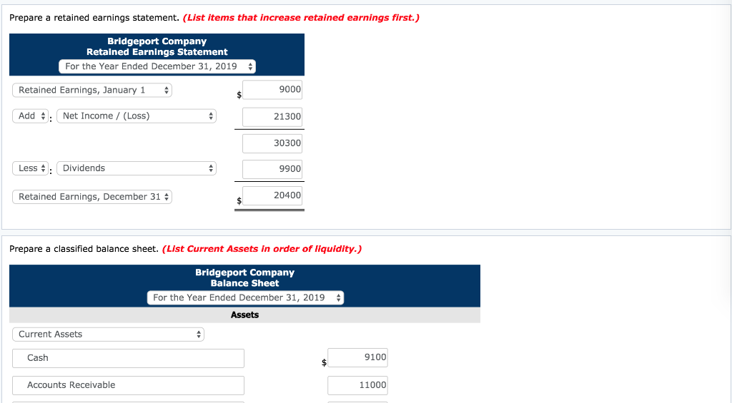 Ended December 31, 2019 Income Statement Balance Sheet Account No. Account Titles