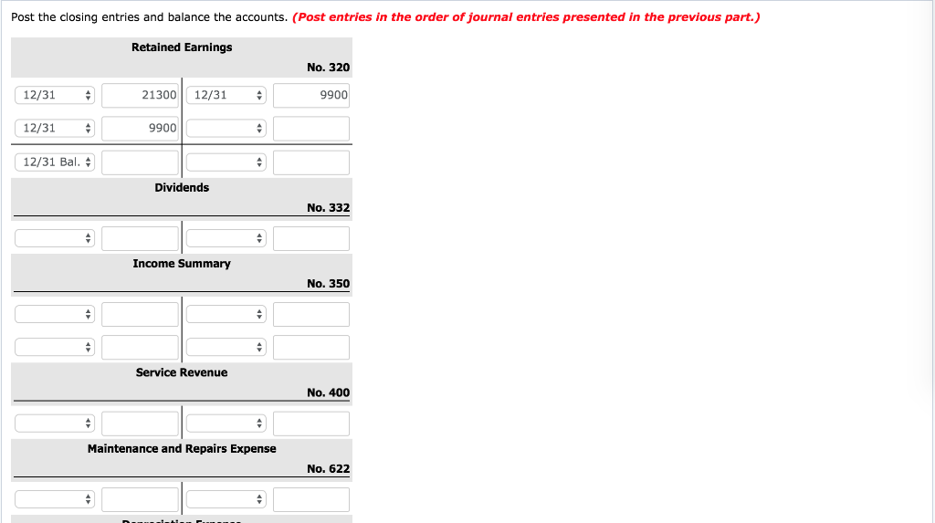 Prepaid Insurance Equipment Accumulated Depreciation-Equip. Accounts Payable Salaries and Wages Payable Common