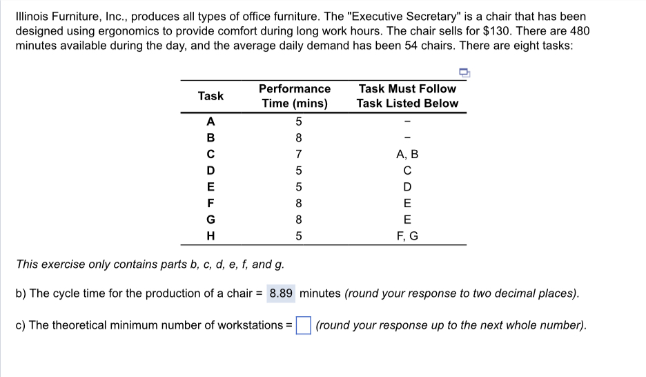 Please explain the steps using examples and formulas with data put into