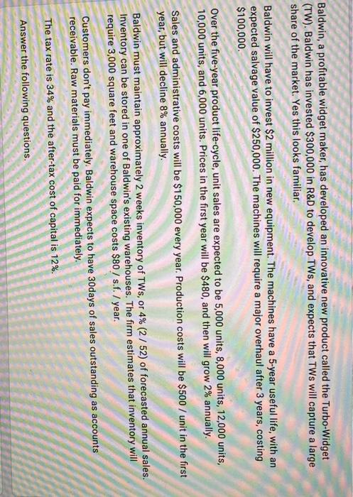 Tax of the 4th year of the project (in thousands)? * $534