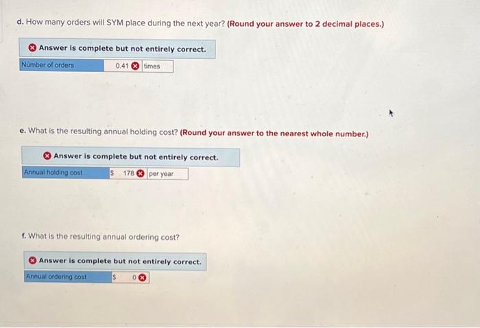 SY Manufacturers (SYM) is producing T-shirts in three colors: red, blue, and