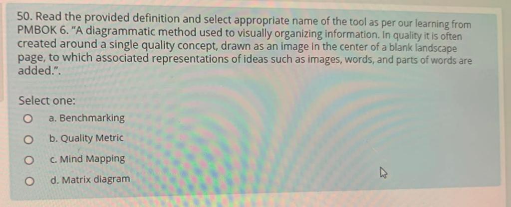 definition." A hierarchical decomposition of the total scope of work to be