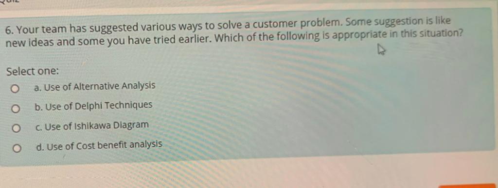 auditing policy in the scope management plan c. Tell all the team