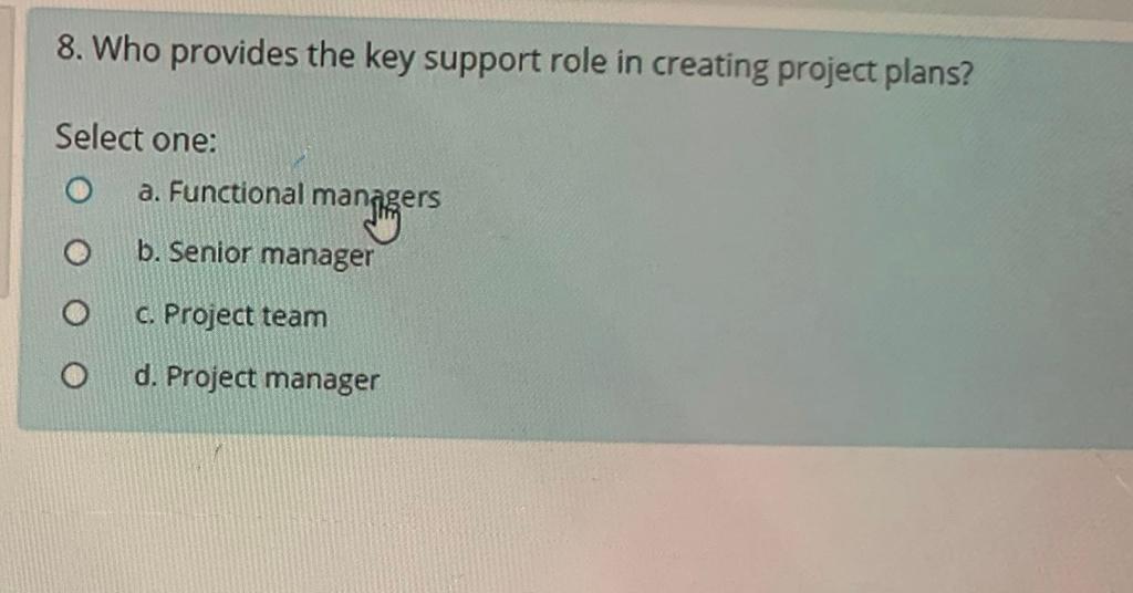 project O d. Use a walk-through instead of audits14. During execution a