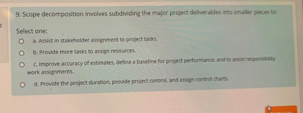 team member comes to the project manager because he is not sure