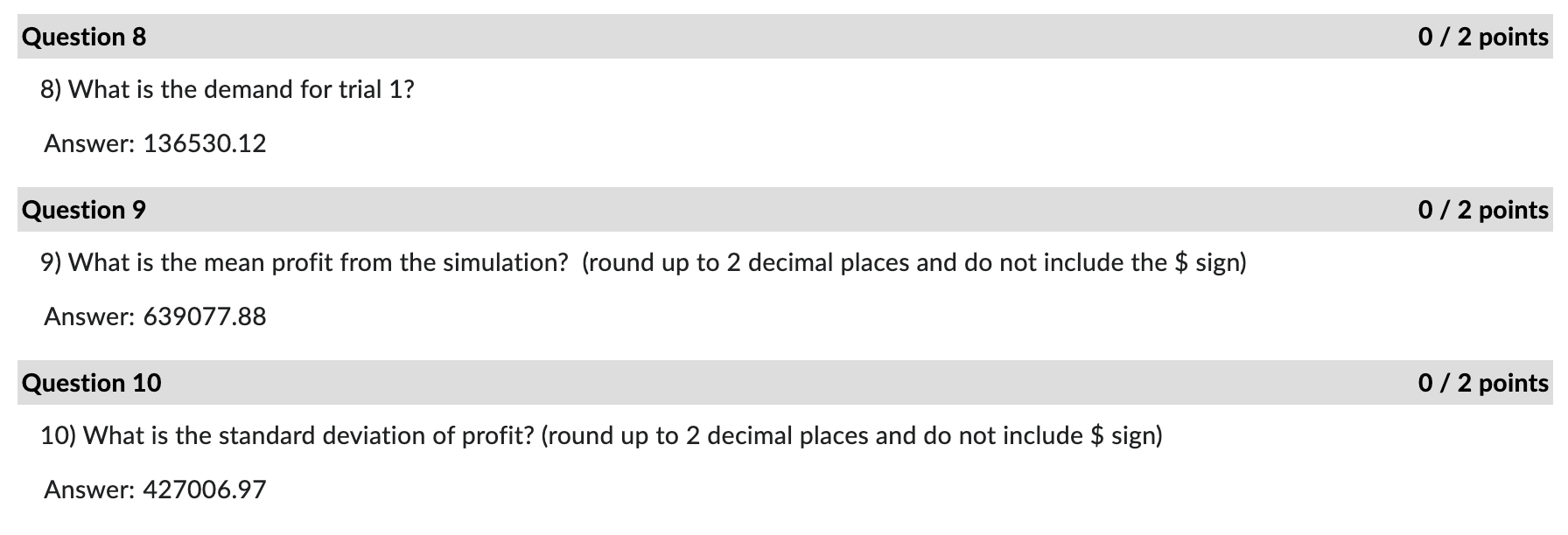 $43 1.1 0.2 0.1 0.3 $44 12 0.4 0.3 0.7 $45 Demand