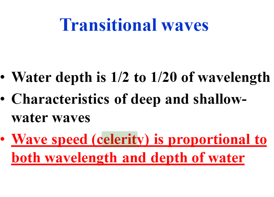 X trough wavelength = 2 Wave number k = 2n/ wavelength =