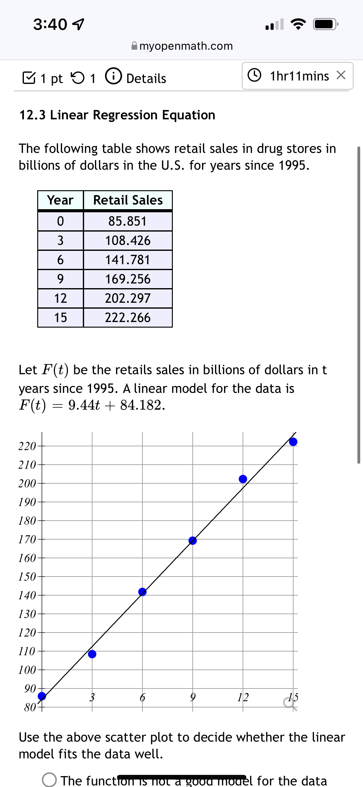 3240 4 .1 '1? E} B myopenmath.com E41 pt '0 1