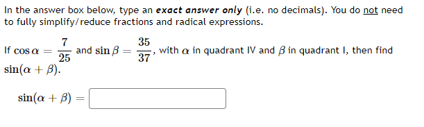 x and y. COS (cos r - sin y =In the answer