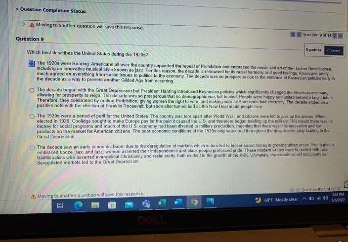 give explanation also * Question Completion Status: > Moving to another question