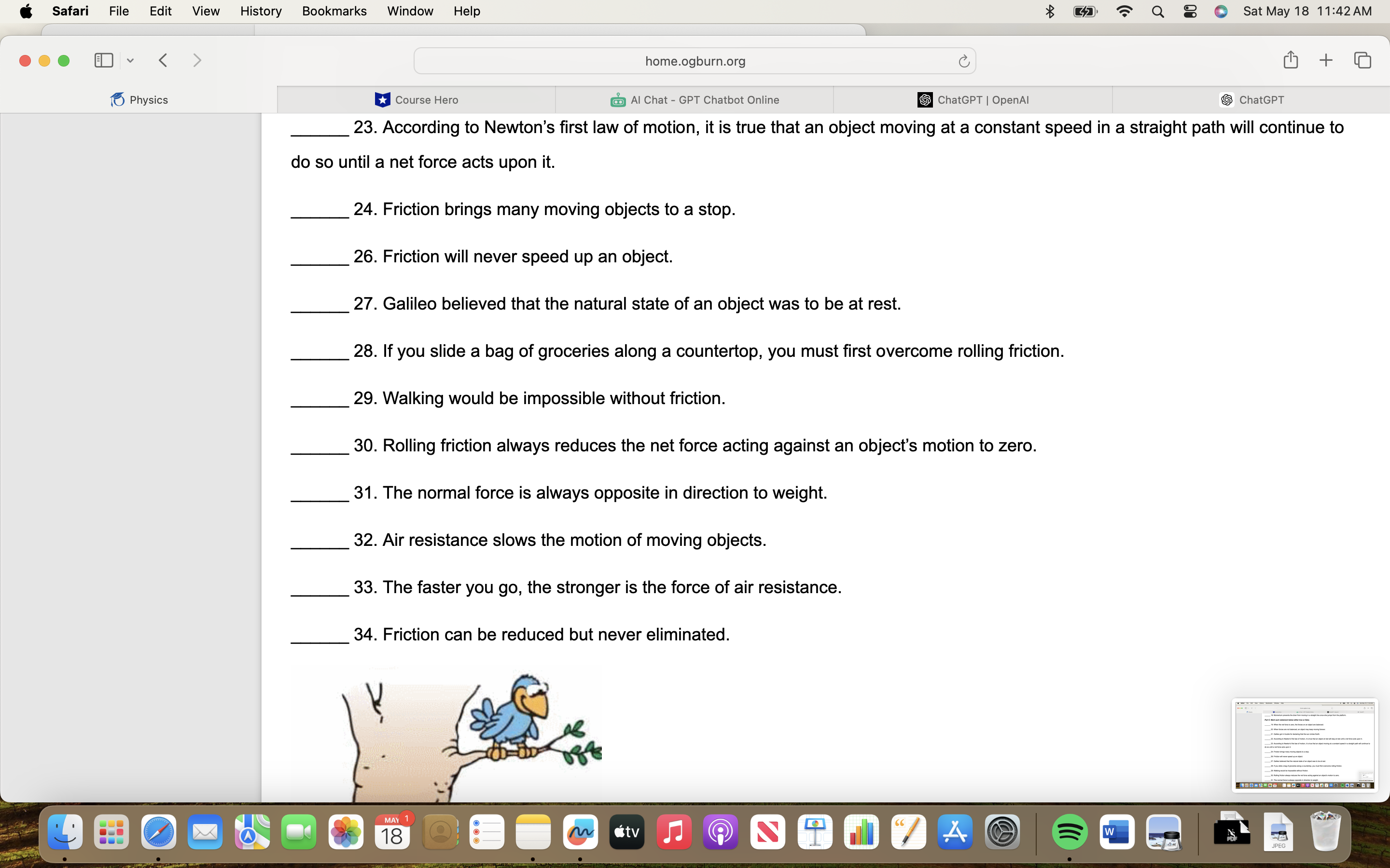 Sl ;6 Physics u Course Hero @ Al Chat - GPT Chatbot