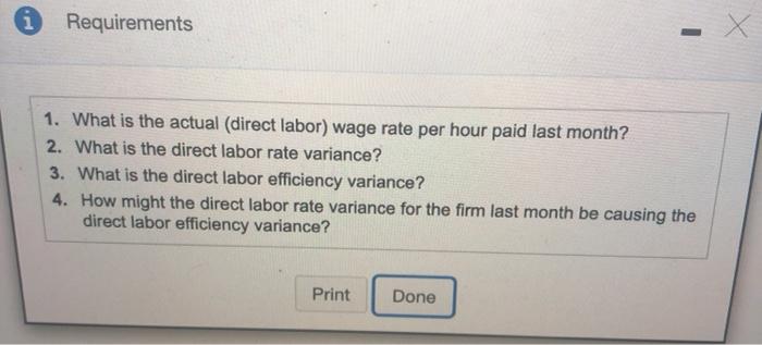 do all requirements please Requirements - X 1. What is the actual