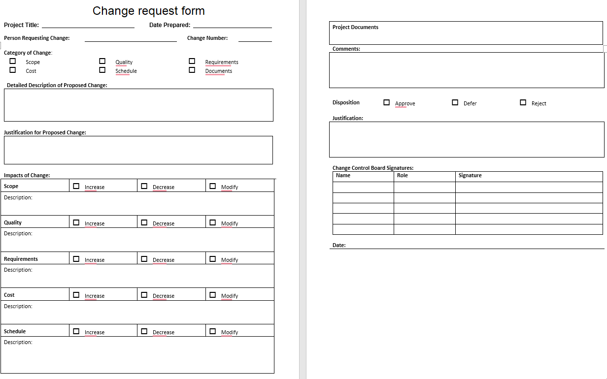 Hello,Can you please help me with this change request form, please? I
