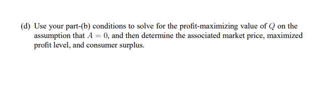 quantity demanded depends not only on price p but also on the