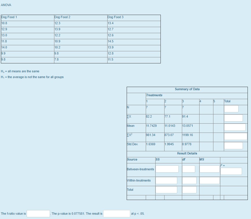 PROBLEM SOLVING. FILL IN THE MISSING DATA TO COMPLETE THE RESULTS. UP