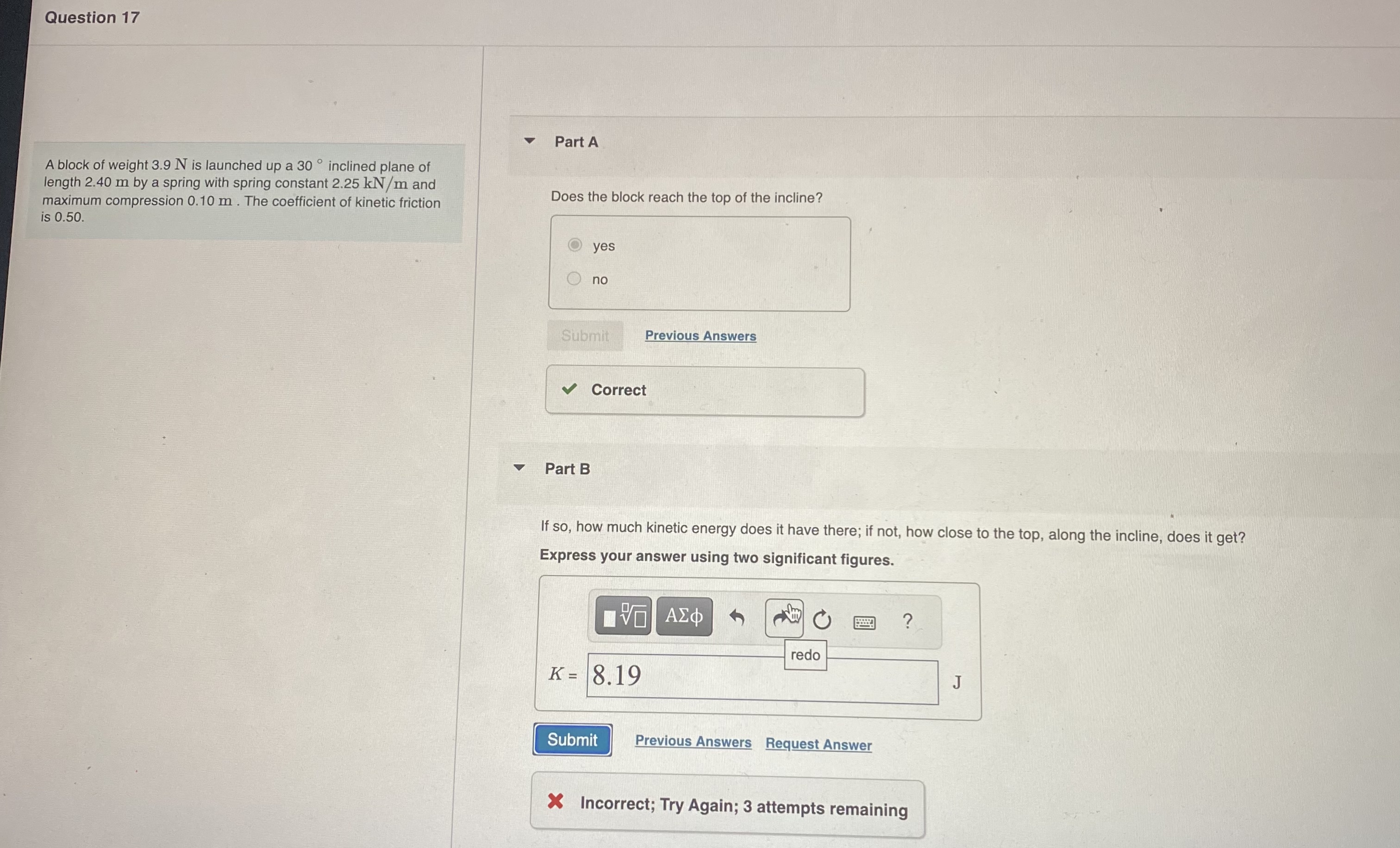 the opposite direction at v2 = Find the velocity of the first