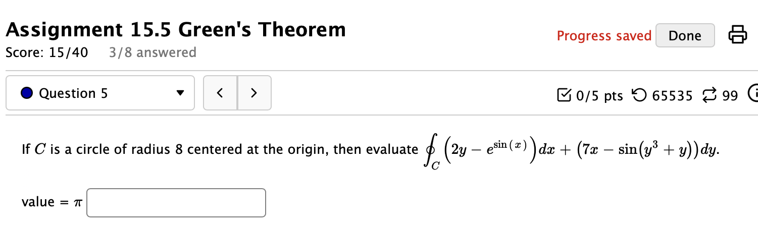 Question 4 v [3 0/5 pts '0 65 Find the area of