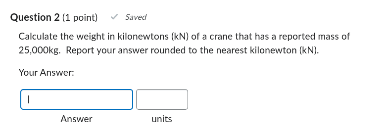 description to the correct letter. The weight of people using the structure.