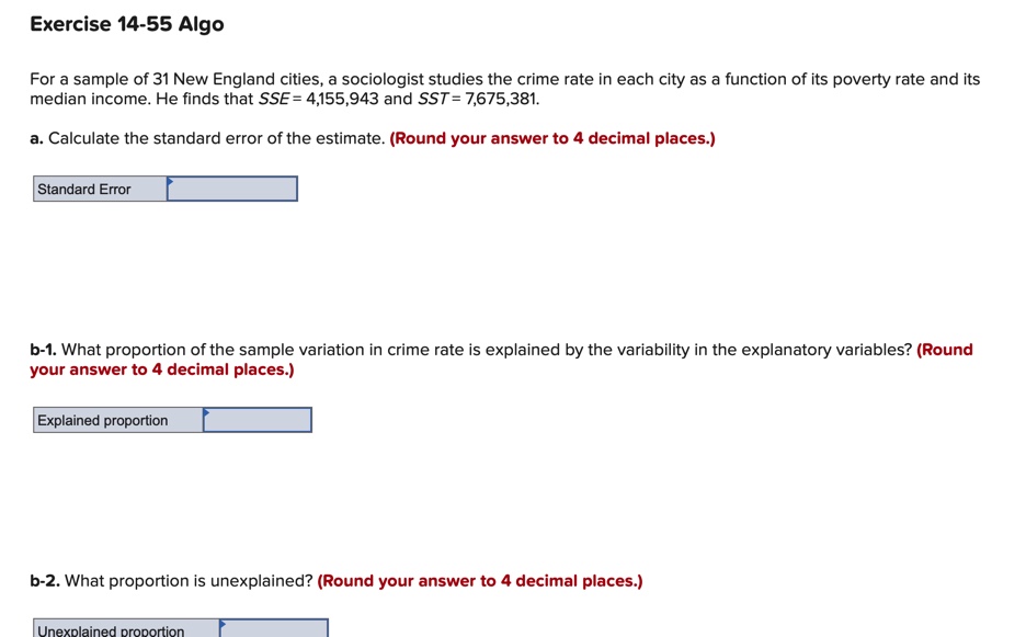 regression equation is obtained: y = 430 - 24x. a. Interpret the