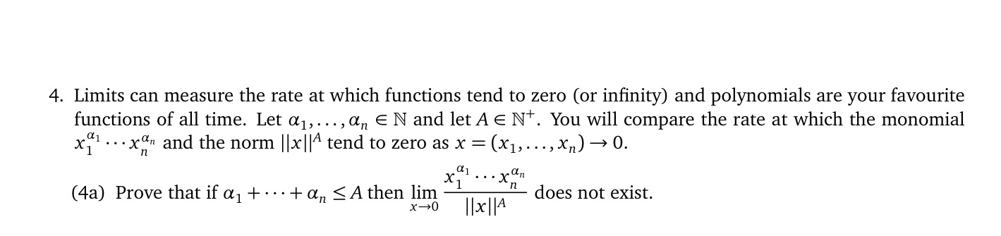 Hint: use two different sequences to show that their result are different