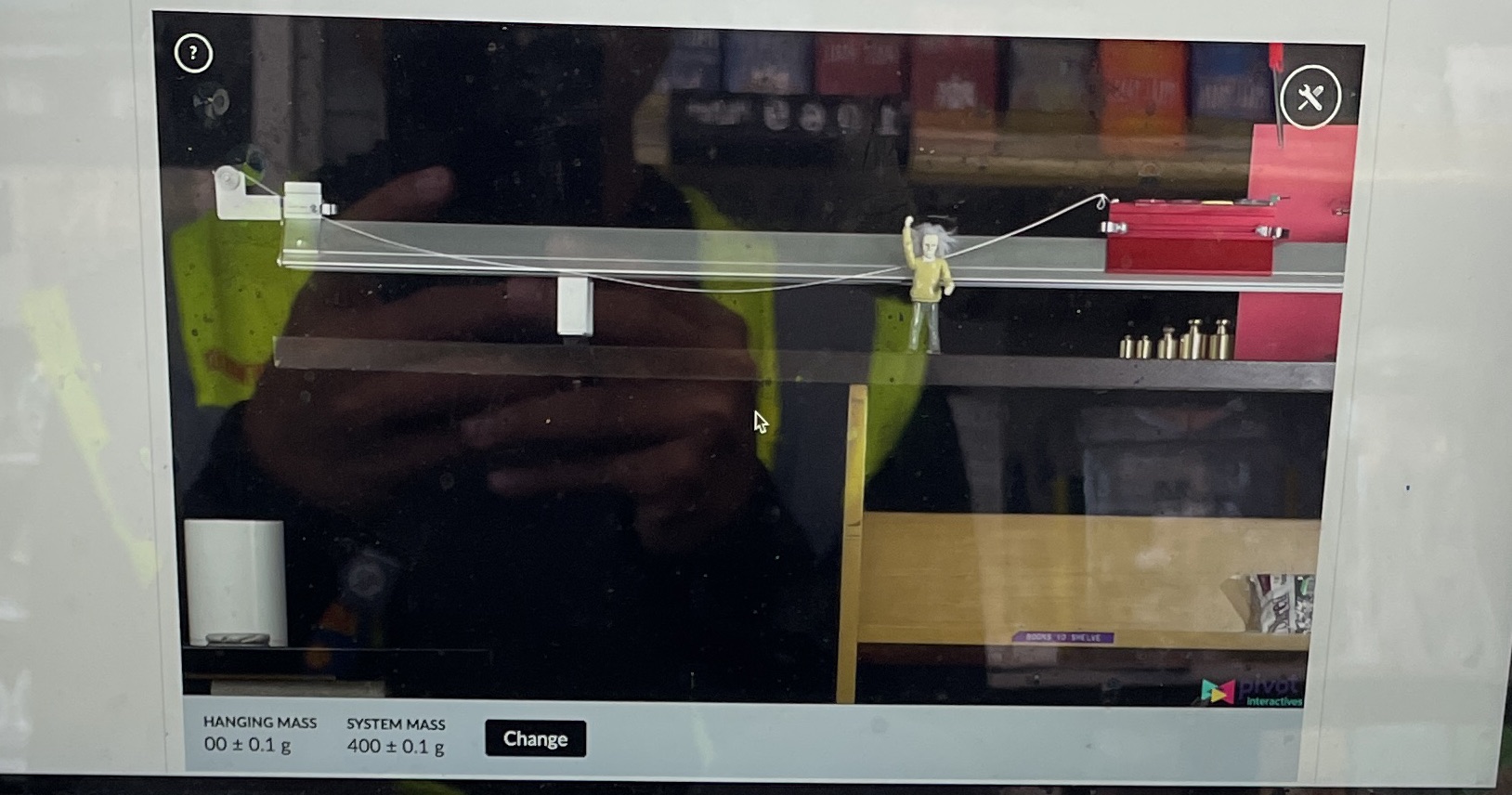 HANGING 000.1 g sysroa 4000.1 g Change