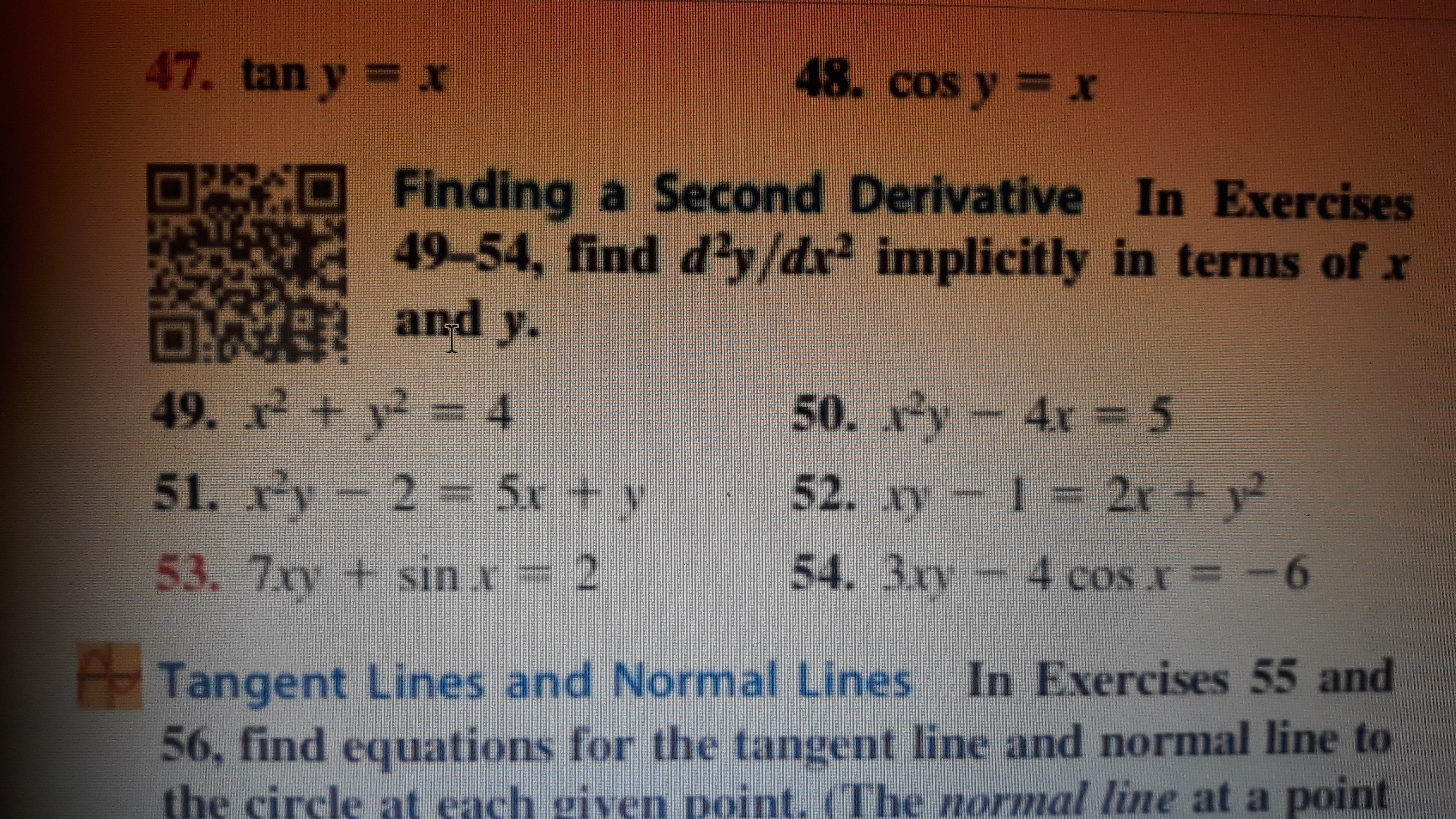 I would like help + explanations for how to solve problems 49,