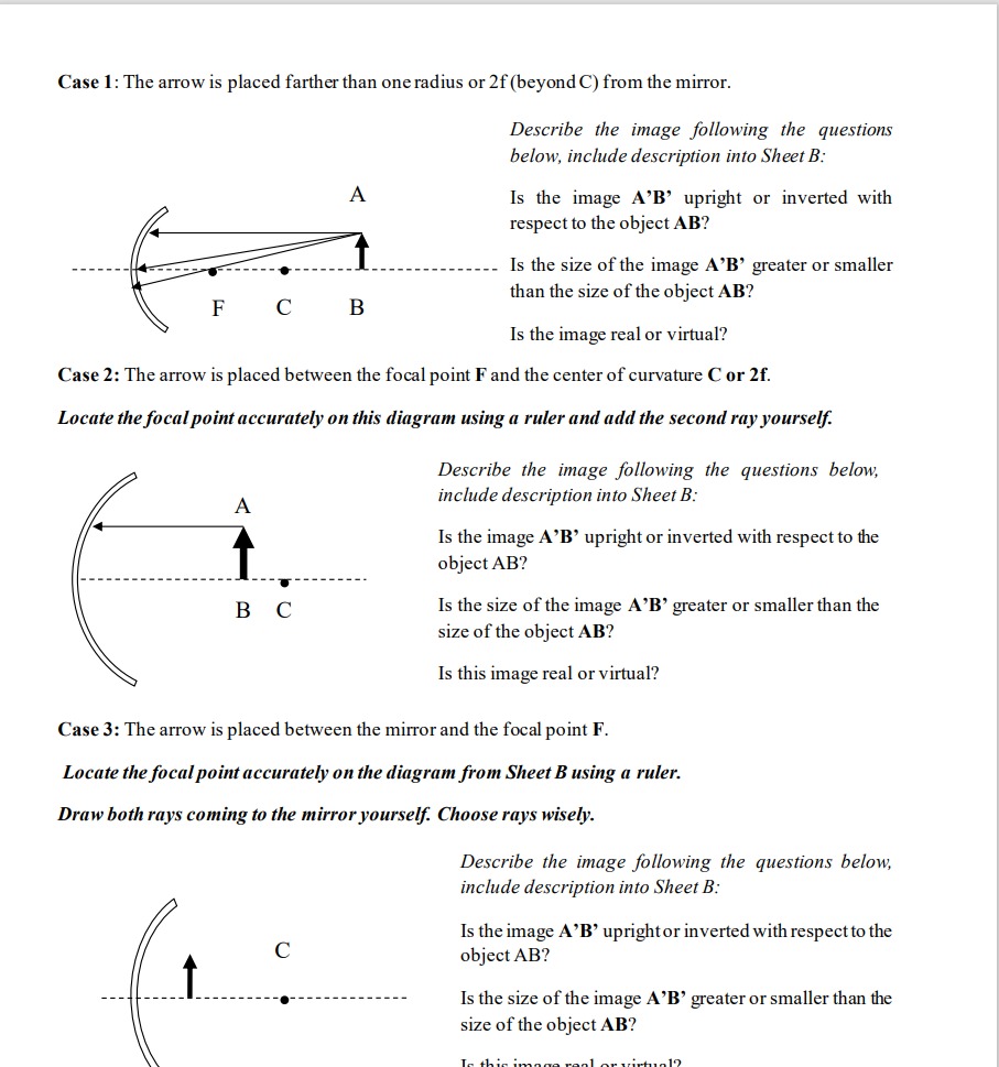 2B Description: A B C Image 3B Description: CCase 1: The arrow