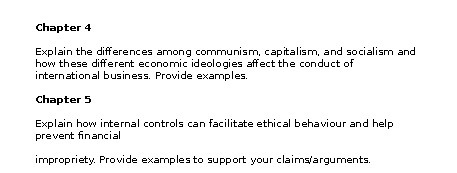 Chapter 4 Explain the differences among communism, capitalism, and socialism and