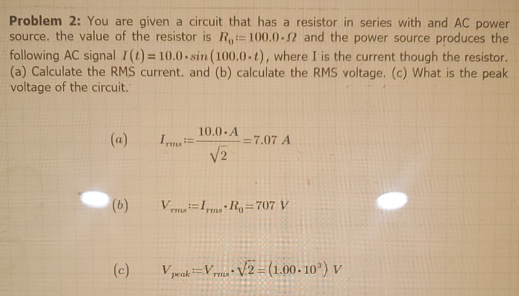 Please help me understand how my professor solved this and plugged in