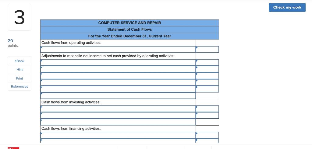 five years ago by two college roommates. The company's comparative balance sheets
