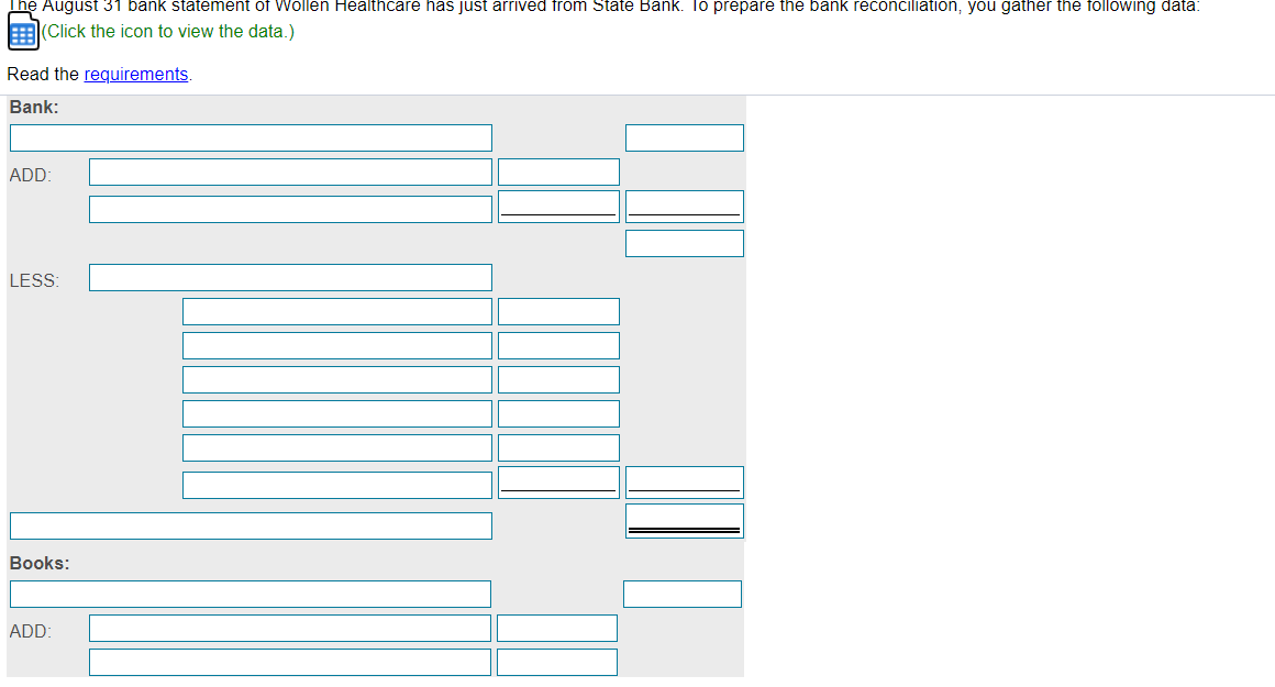 b. The bank statement includes two charges for NSF checks from customers.