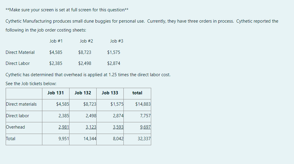 1- **Make sure your screen is set at full screen for this