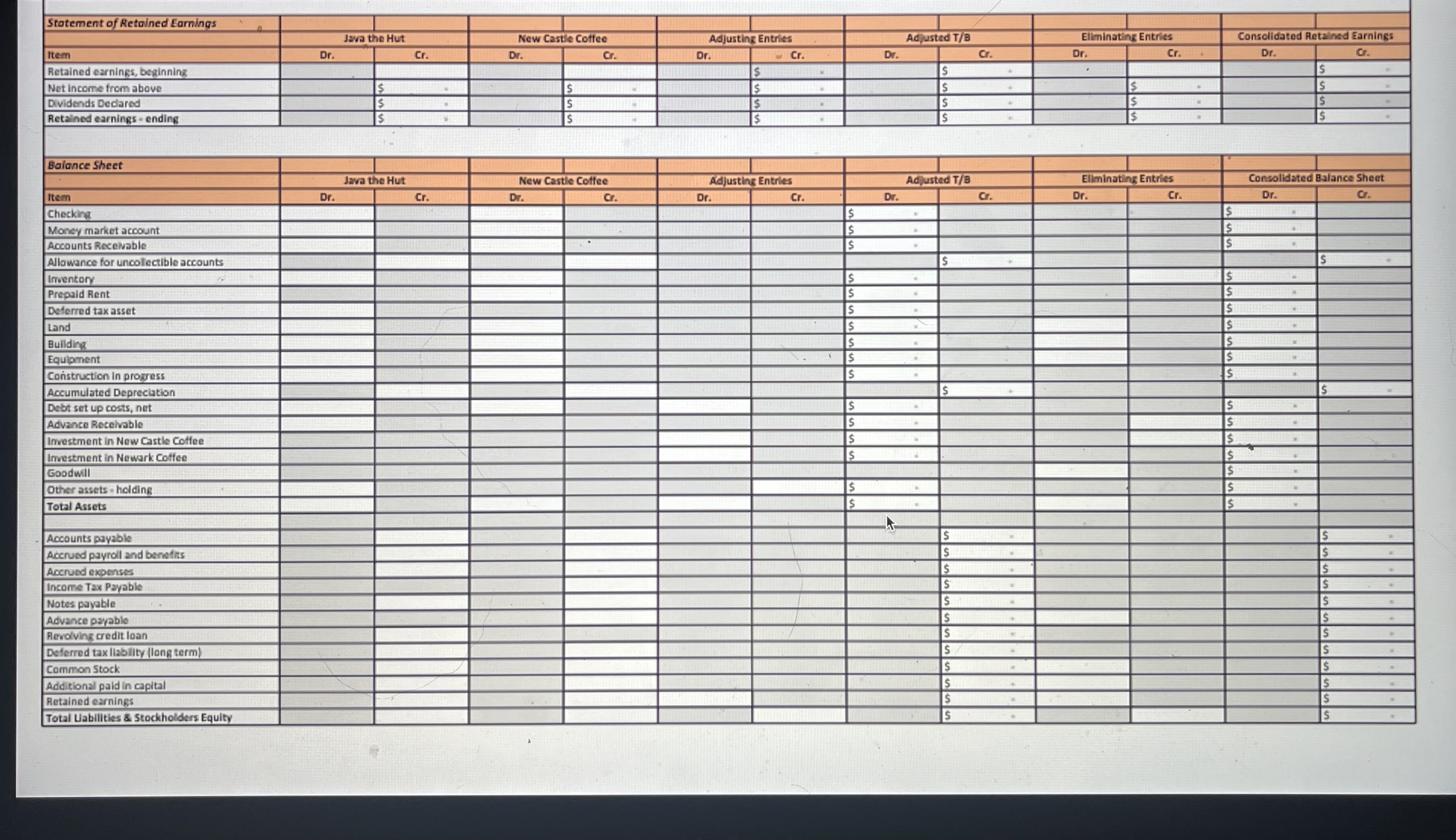 the auditors in the preparation of financial statements. With the new controller