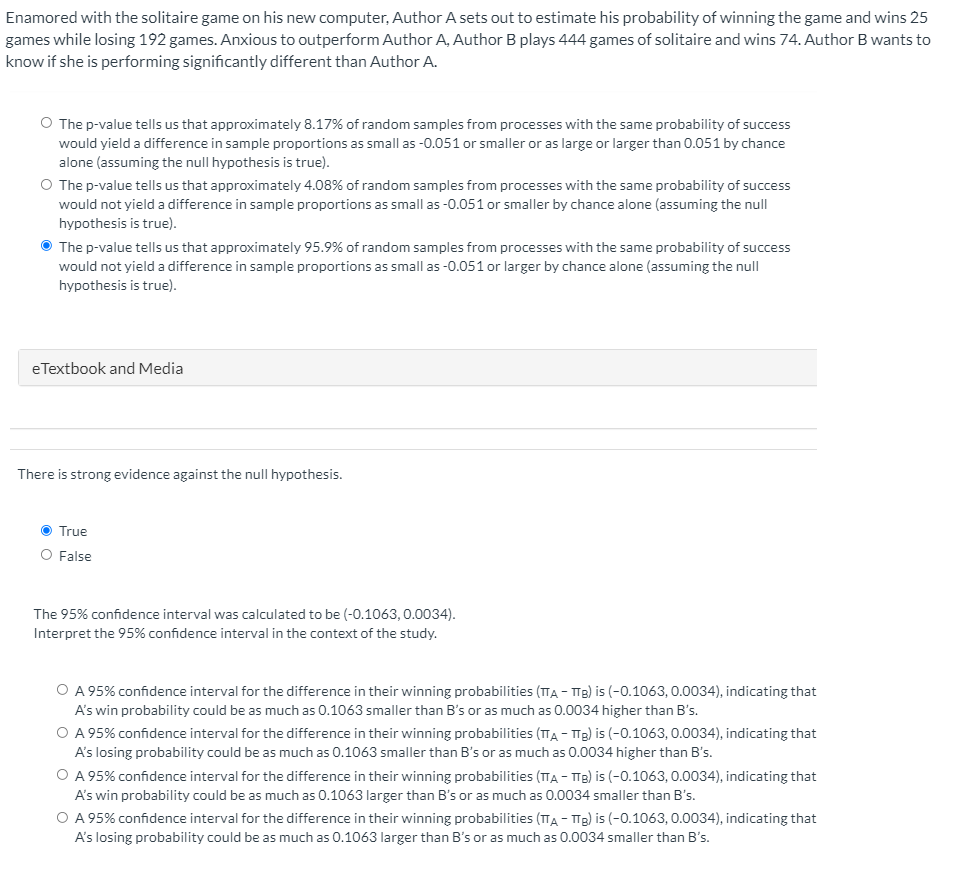  Enamored with the solitaire game on his new computer, Author A