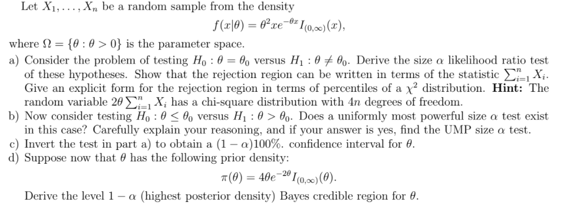 Please solve this Let X1, . . . , X\" be a