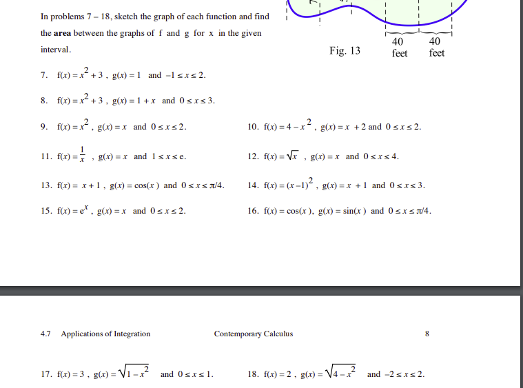 Answer ONLY #15 In problems 7 - 18, sketch the graph of