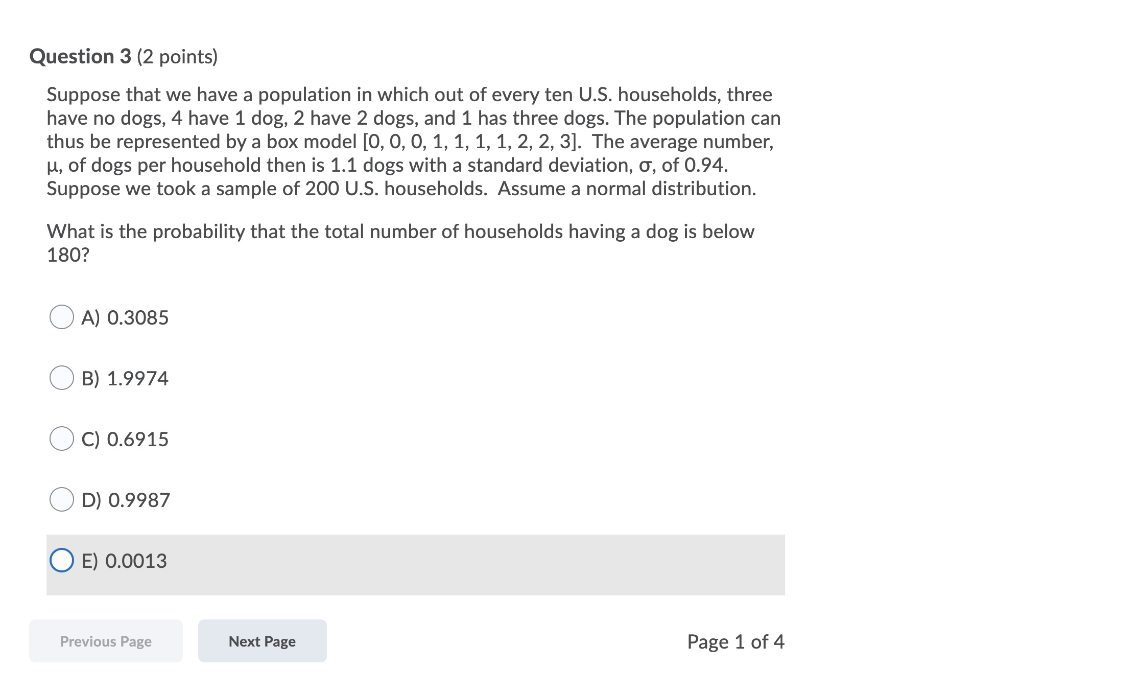 which out of every ten U.S. households, three have no dogs, 4
