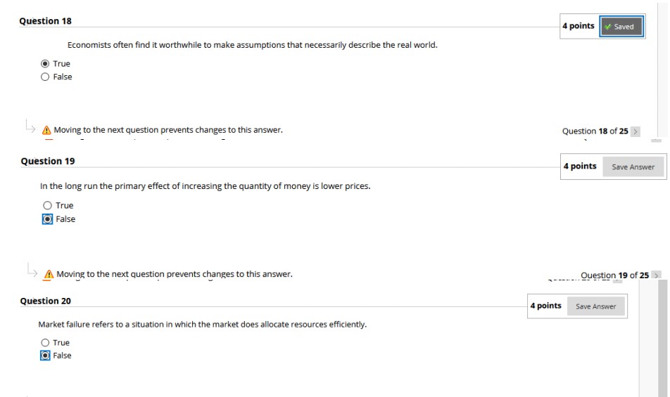 A Moving to the next question prevents changes to this answer function