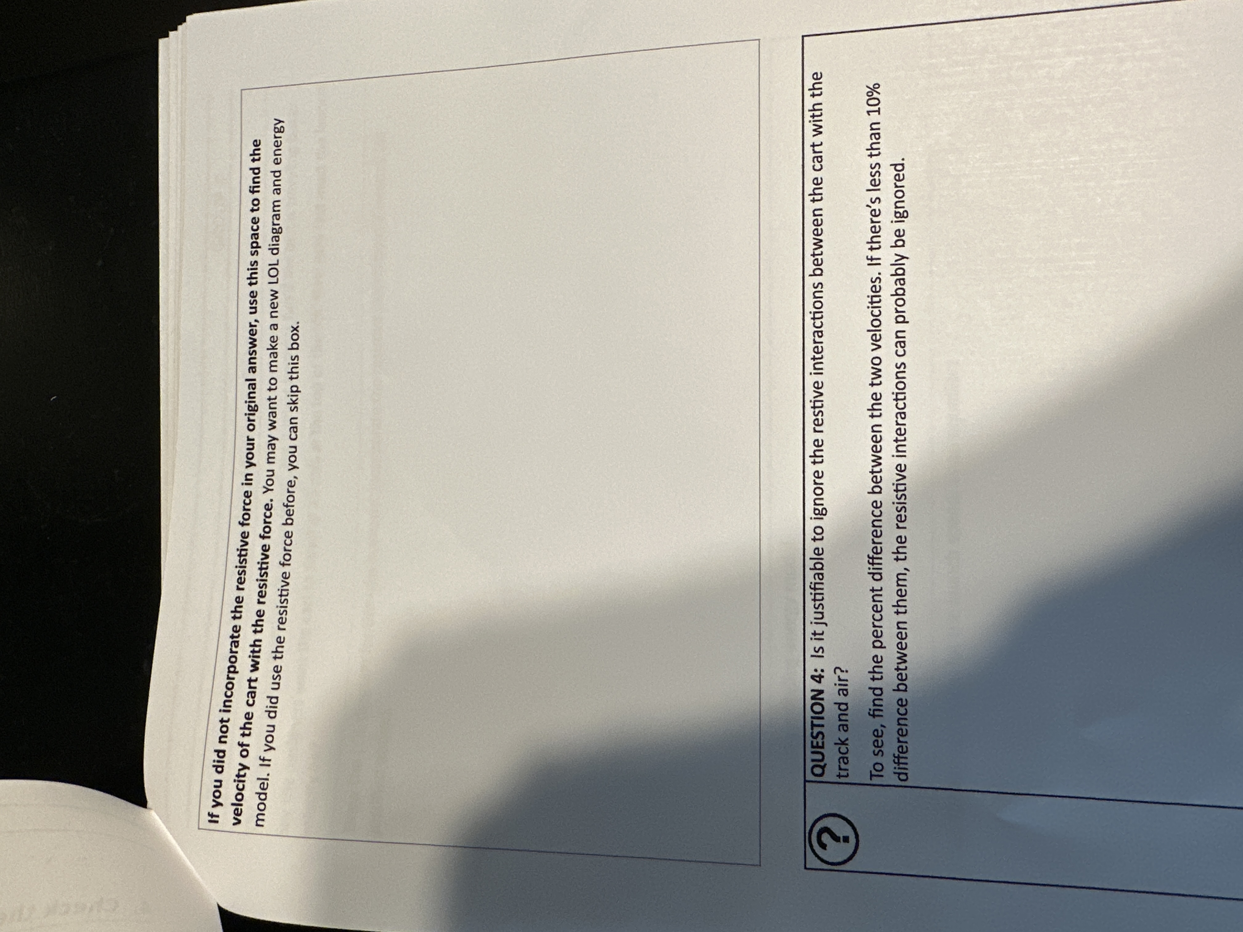 of the velocity you determined. QUESTION 3: Convert your result into miles