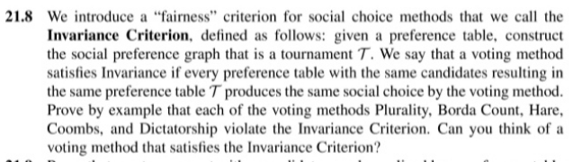 This is Chance strategy and choice problem 21-8 21.8 We introduce a
