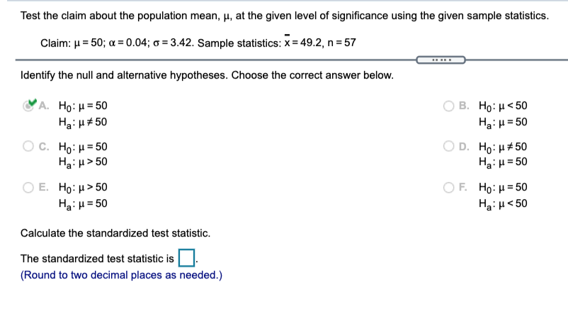 permanently are listed. Assume the population standard deviation is 6.3 years. At