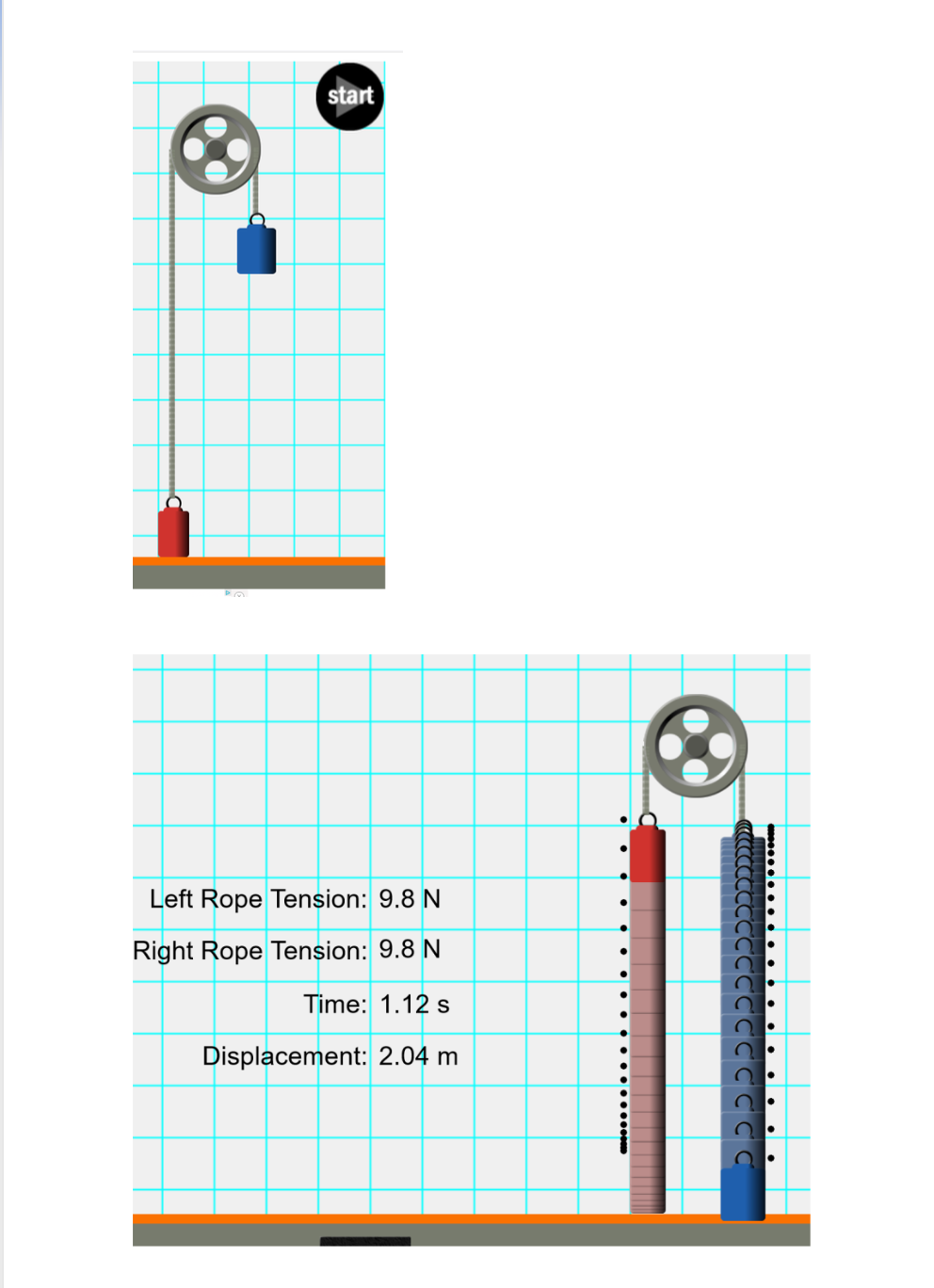 Law by using Atwood's Machine. EQUIPMENT NEEDED: Atwood's Machine with two weight