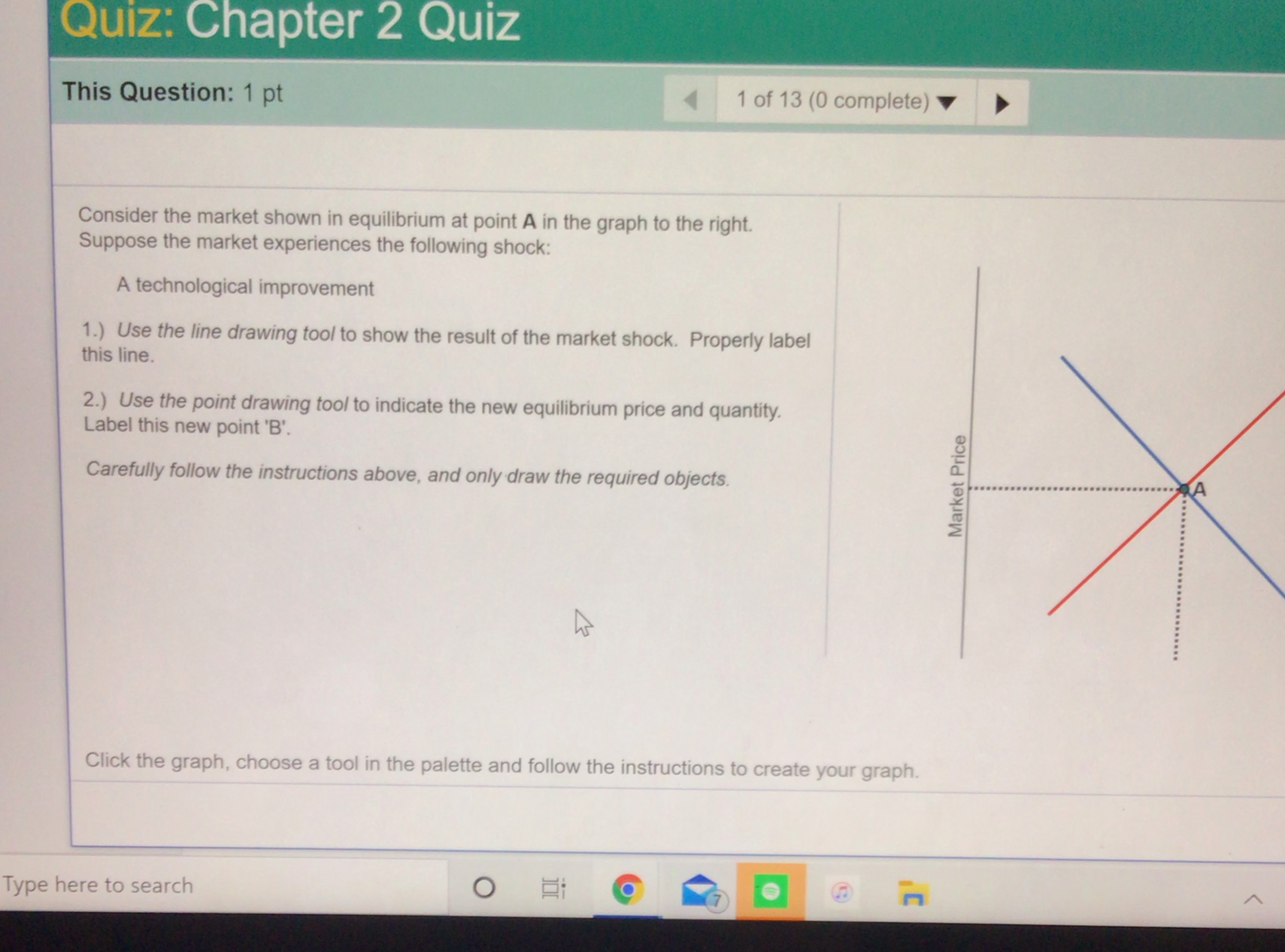Help Quiz: Chapter 2 Quiz This Question: 1 pt 1 of 13